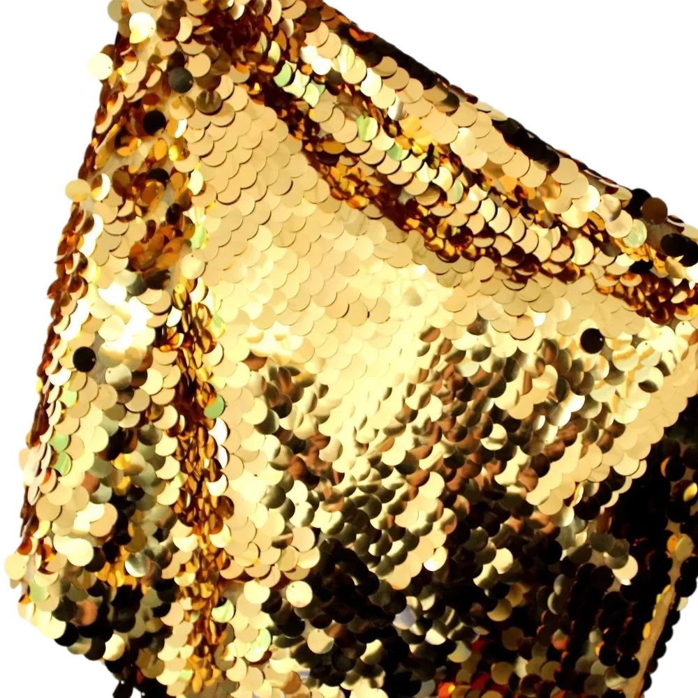Table Runner Sequin - 1 jard tkaniny koronkowej z cekinami,