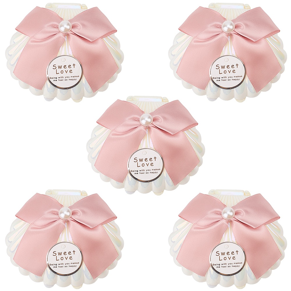 Wedding Packaging - 5 szt. Plastikowe pudełka w kształcie