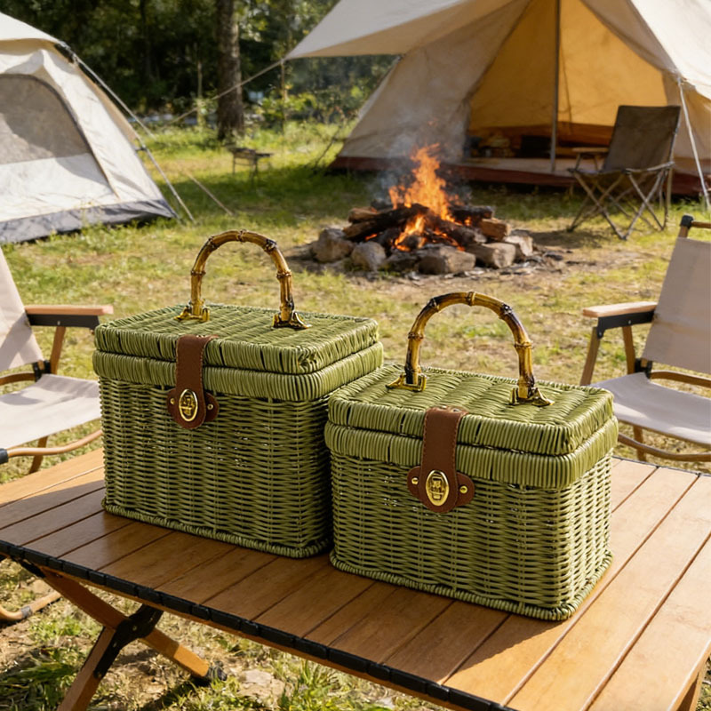 Ręcznie Tkany Kosz z Rattanu z – Wedding Hampers recenzja i cena