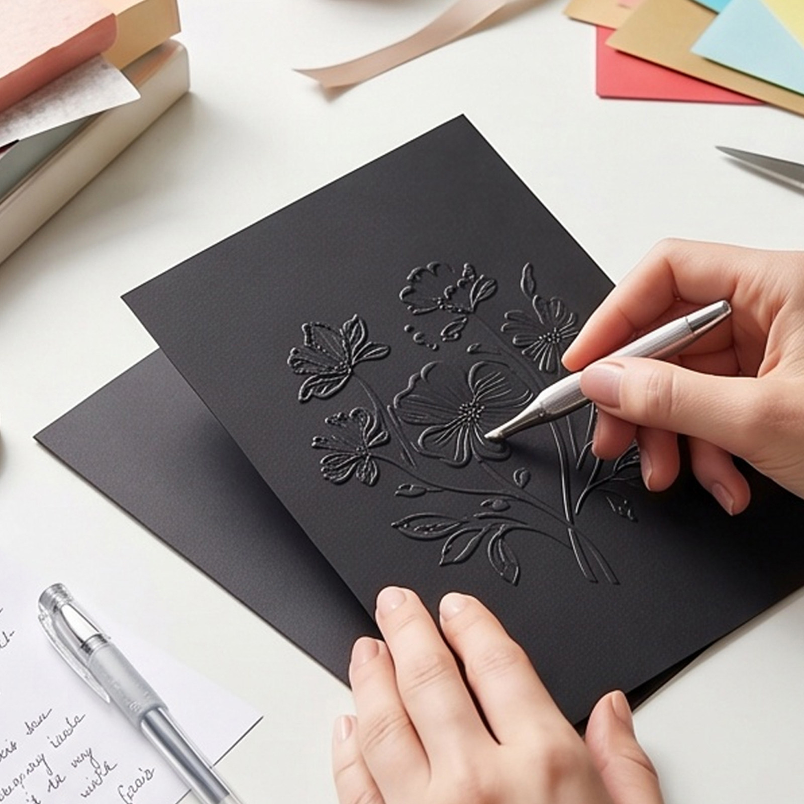 60 sztuk czarnego kartonu do s – Papercraft Supply Invitation recenzja i cena