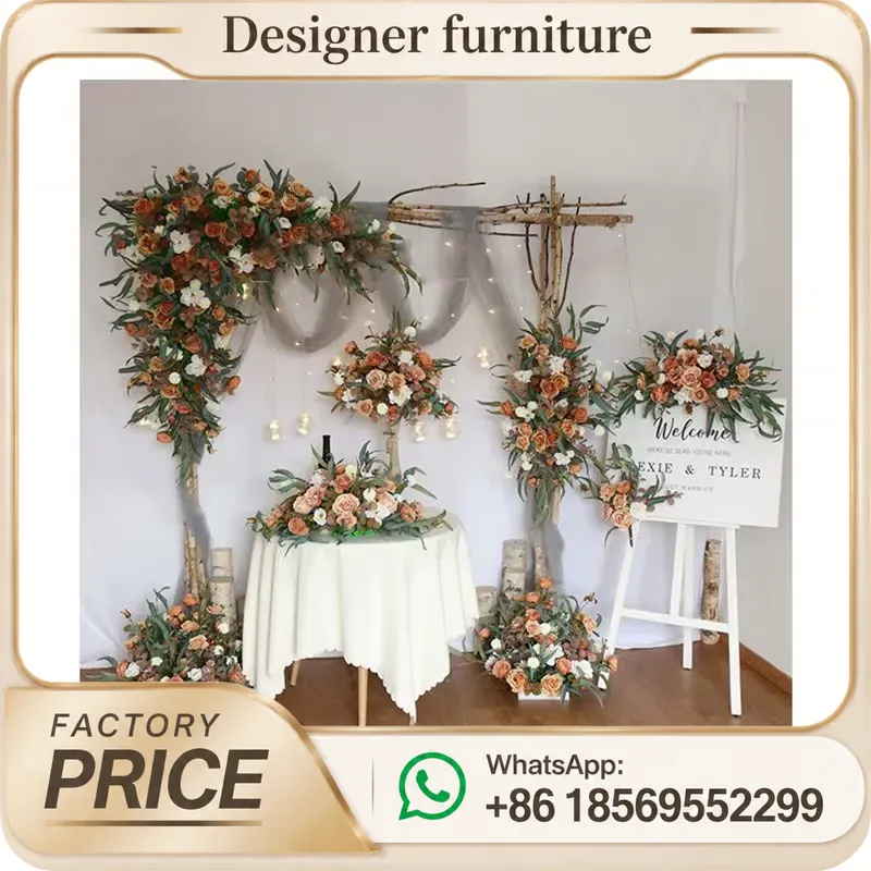 Sztuczny zestaw kwiatów różowy – Wedding Arch Flower recenzja i cena