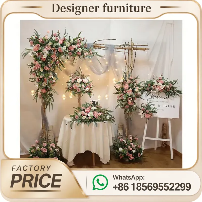 Sztuczny zestaw kwiatów różowy – Wedding Arch Flower recenzja i cena