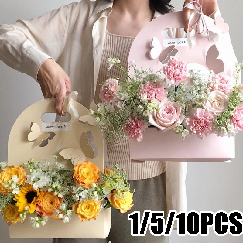 1/5/10Pcs Pudełko na kwiaty mo – Wedding Hampers recenzja i cena